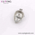 pendant-188 xuping High quality Stainless Steel jewelry black gun color skull head pendant